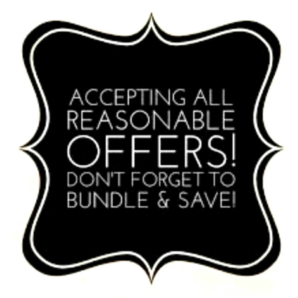 Send your offers! I need to clean out my closet.